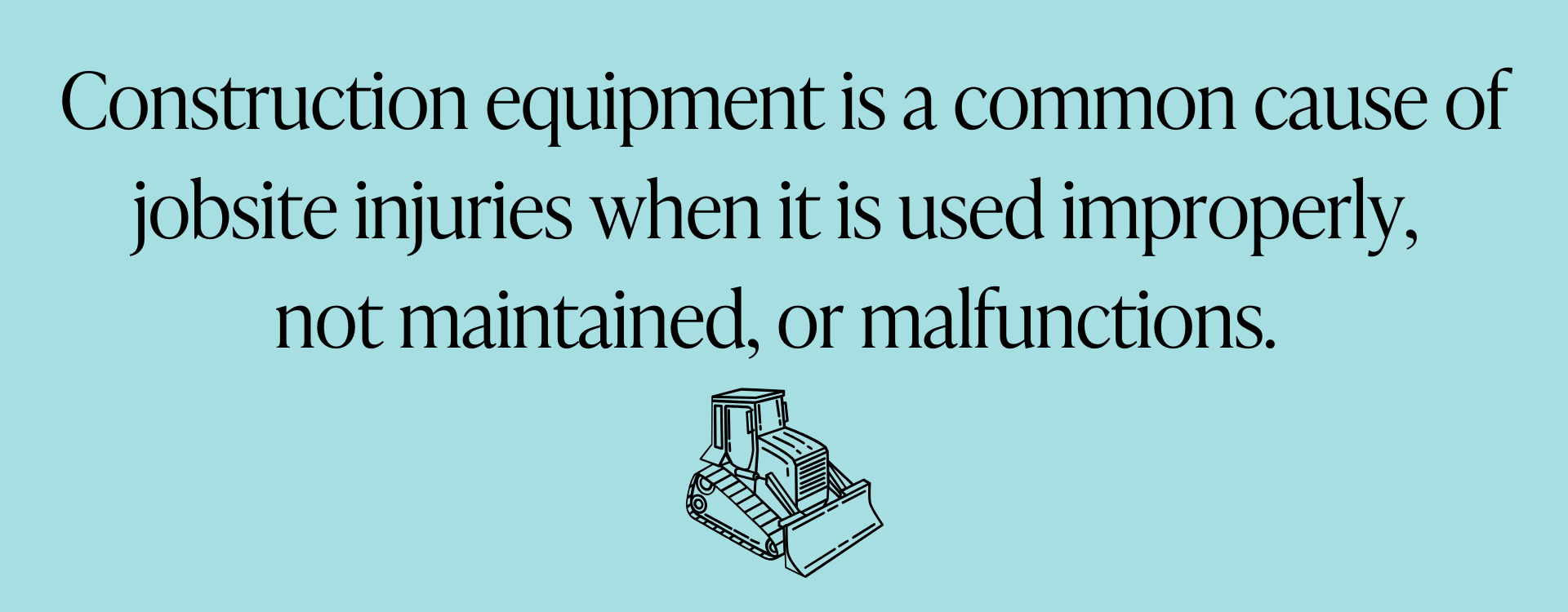 Infographic about equipment safety failures causing construction injuries in San Diego