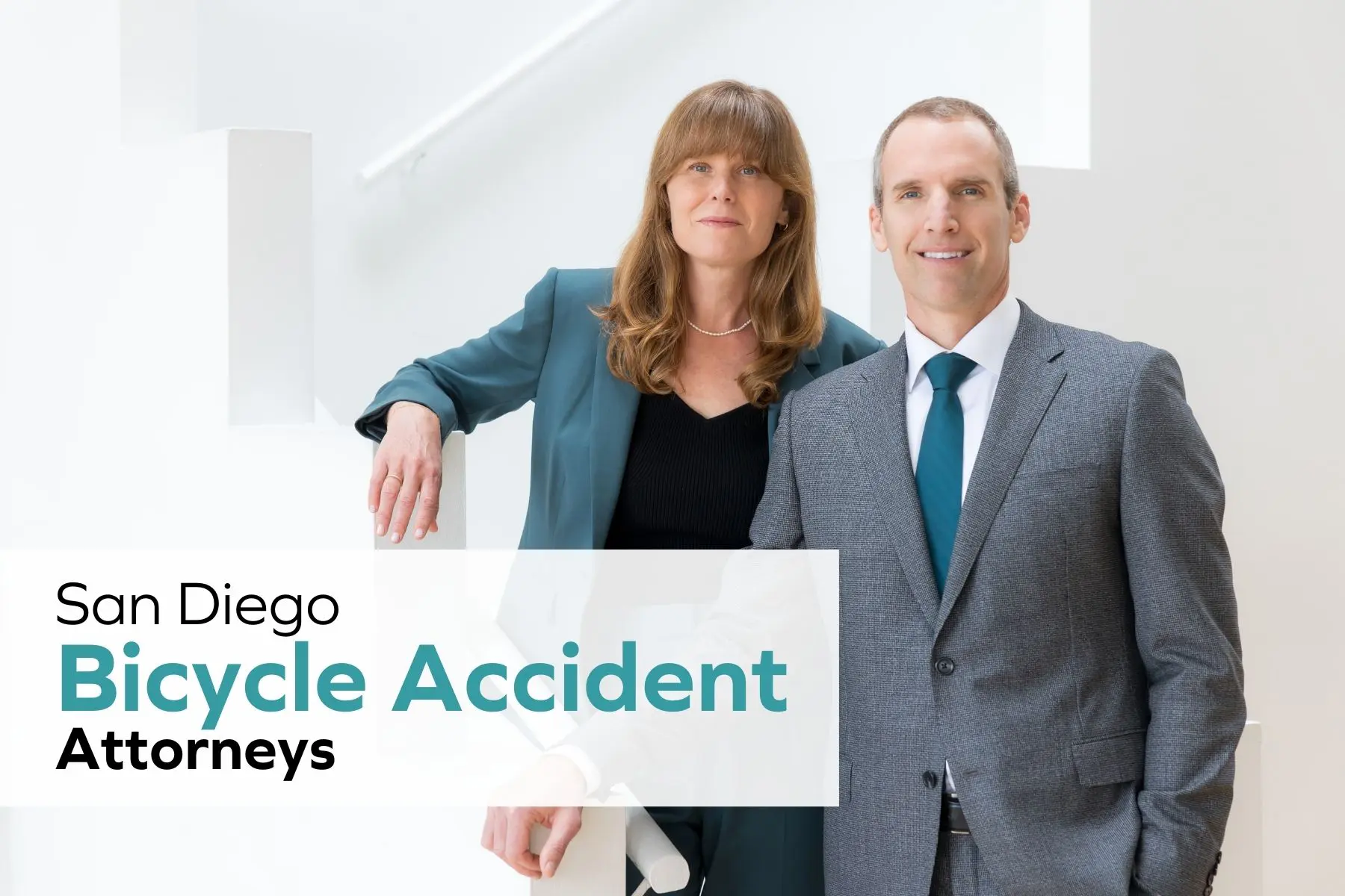 San Diego bicycle accident settlement attorneys Conor and Leslie Hulburt