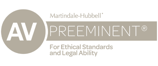 Martindale-Hubbell AV Preeminent rating badge, Conor Hulburt
