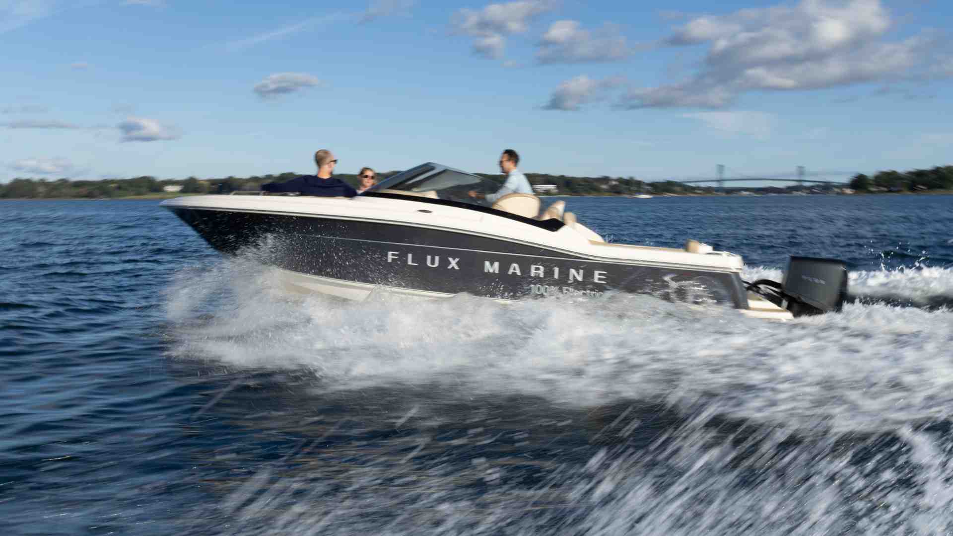 family enjoying quiet conversation on a pontoon - electric motor for pontoon