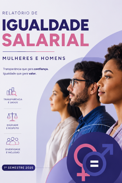 Capa do Relatório de Transparência e Igualdade Salarial 2025 da AFIP, com informações sobre equidade, remuneração e transparência institucional.