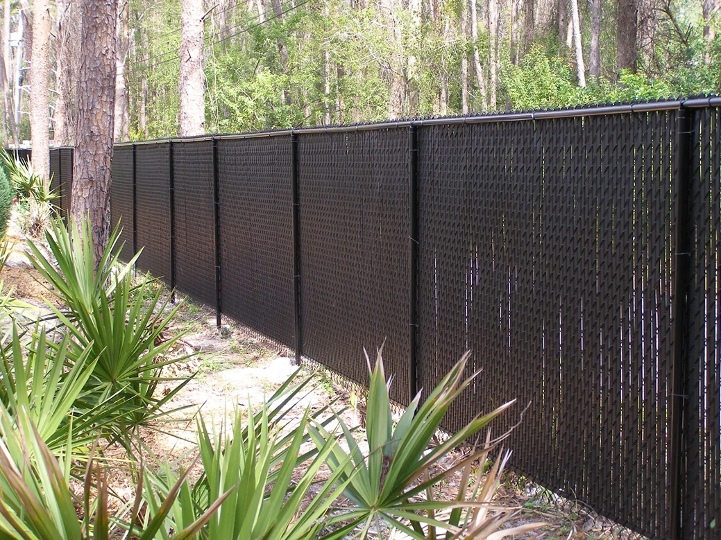 PVC Privacy Chain-Link Fence