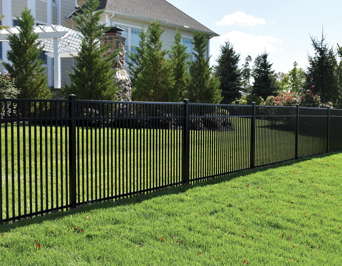 Alumnim fence 4x6 in Black