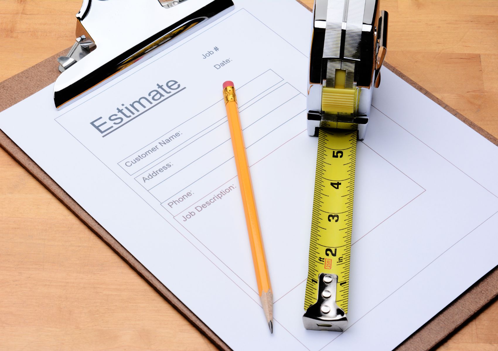 Contractors Estimate Form