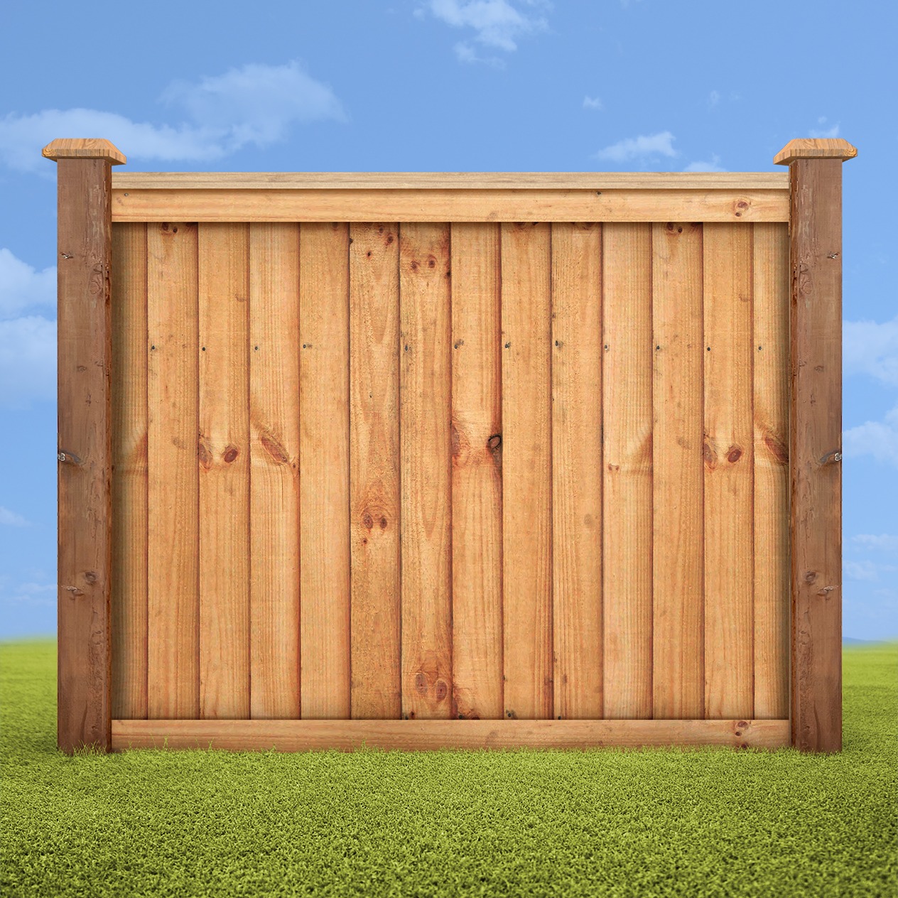 Full panel fence - Back