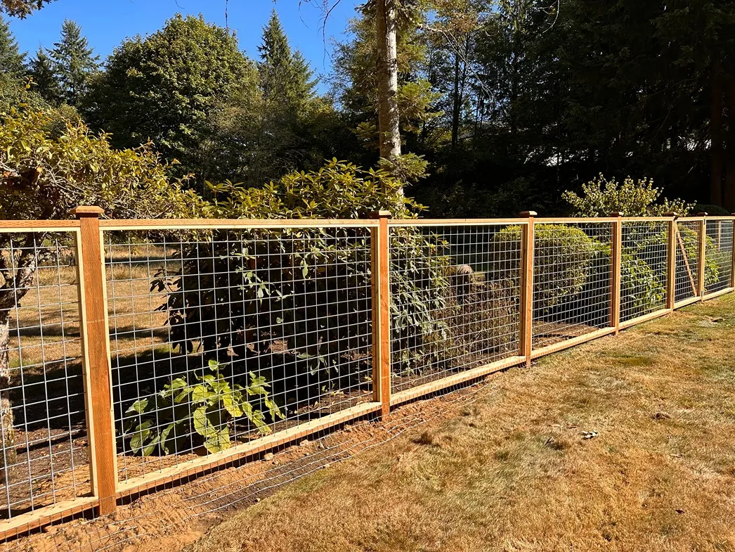 Full Panel Style Wooden Fence