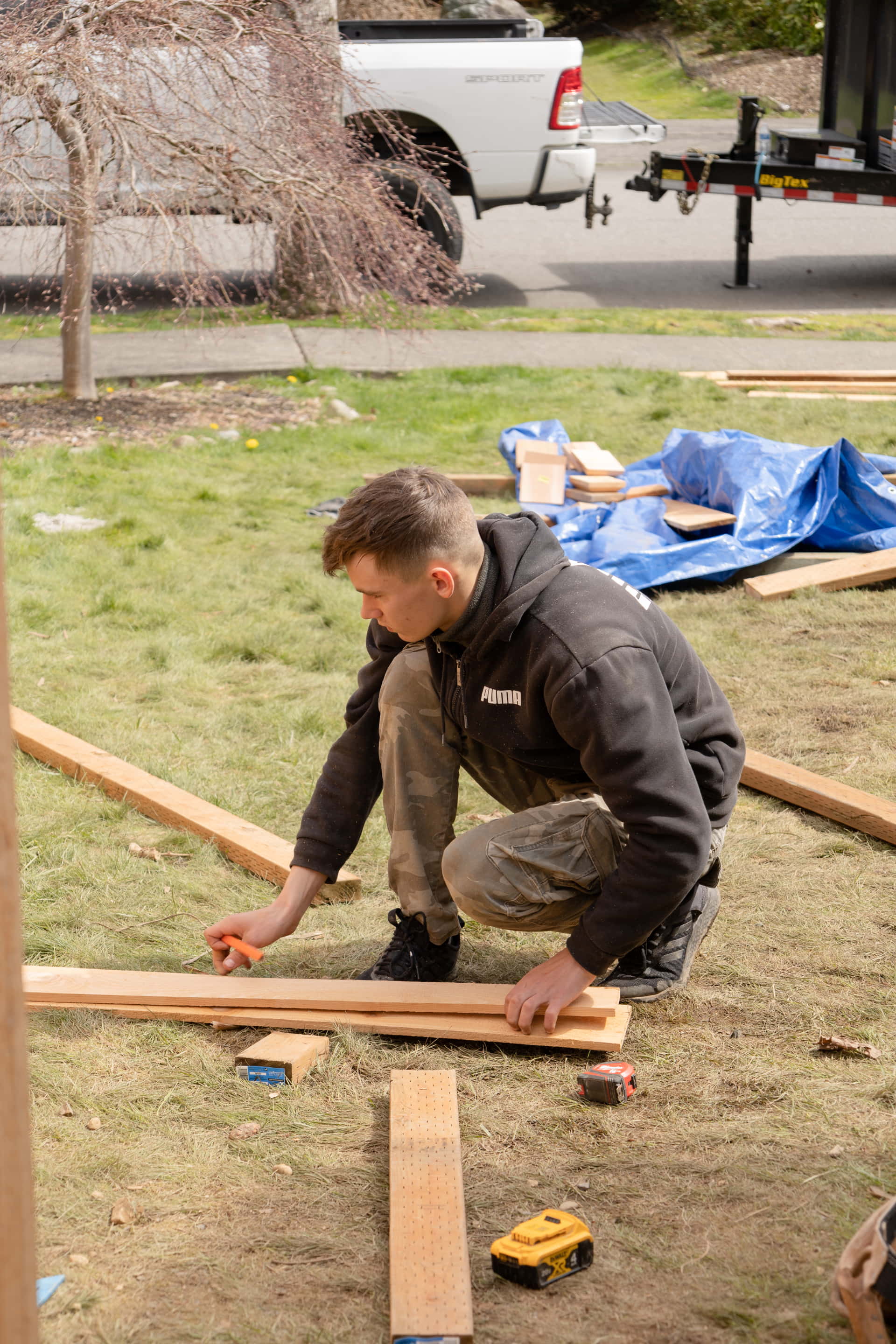 Lake Stevens 700-Foot Modified Panel Fence Completed in Just 3 Days In process