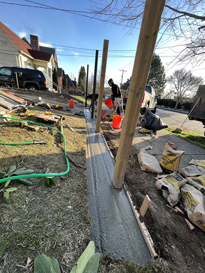IN PROCESS - Seattle Privacy Fence Project with Sleek Cedar Design