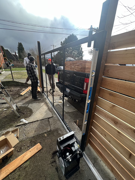IN PROCESS - Seattle Privacy Fence Project with Sleek Cedar Design