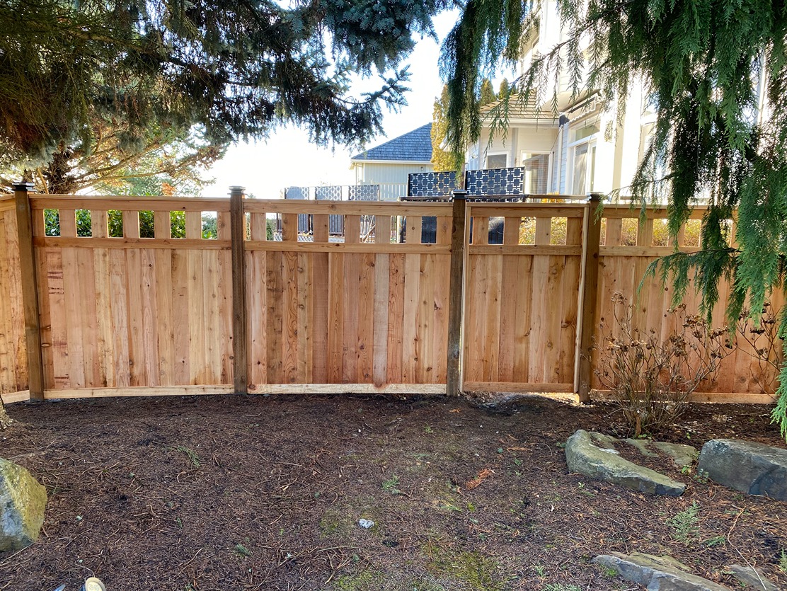 AFTER - Lexington-Style Fence Replacement for Mukilteo Home