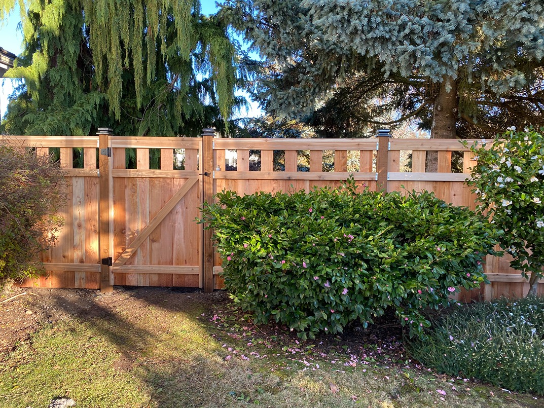 AFTER - Lexington-Style Fence Replacement for Mukilteo Home