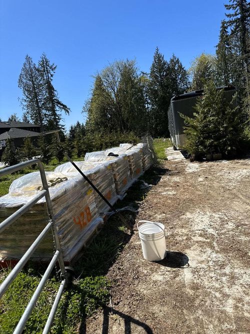 BEFORE Elegant Metal Fence Design for New Snohomish Home 