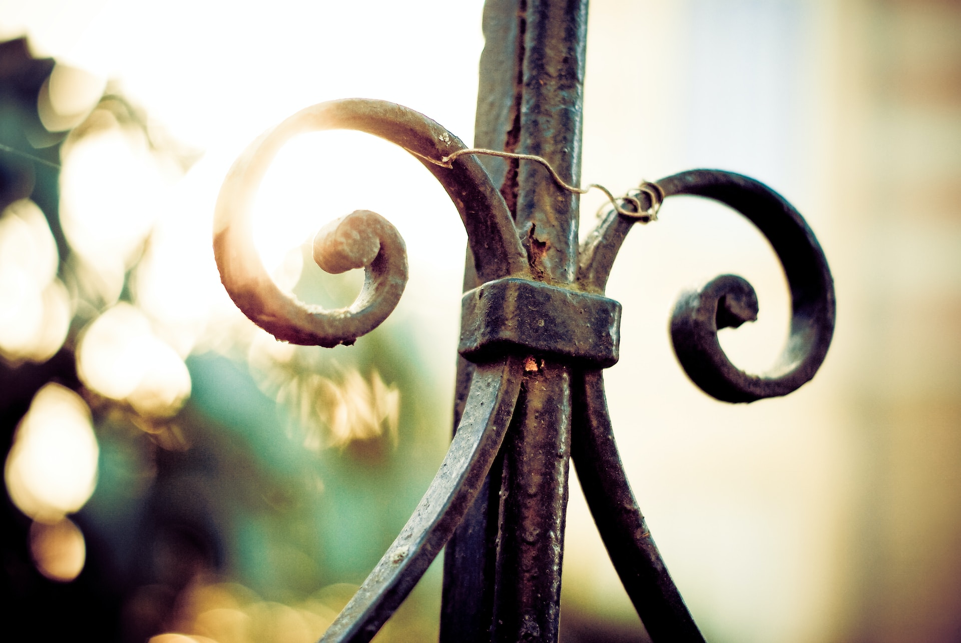 iron fence
