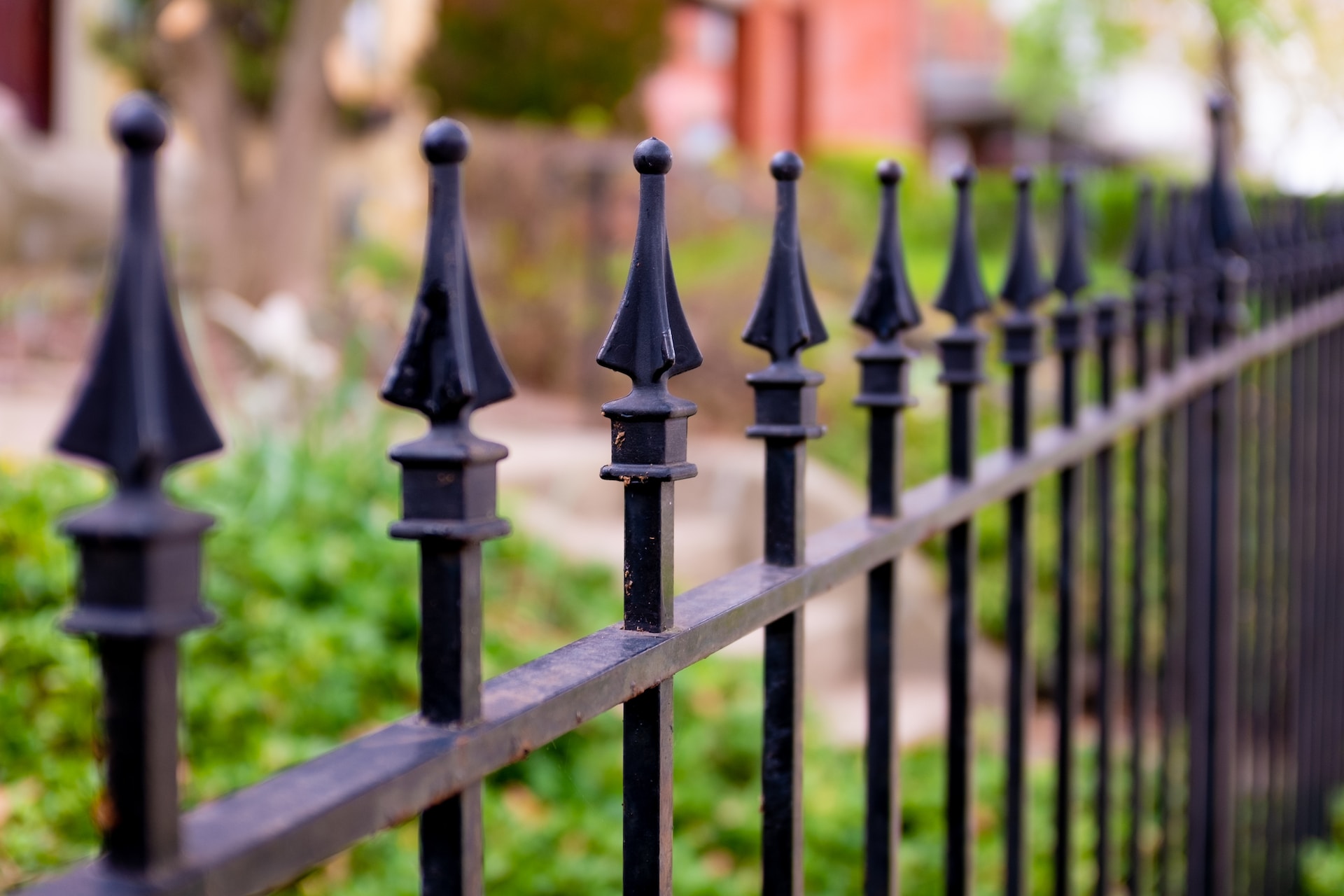 low maintenance iron fence