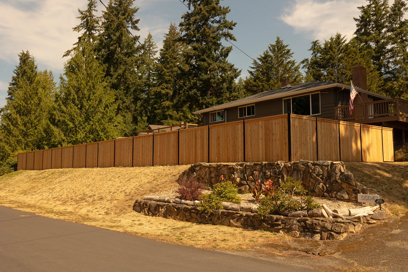 Steel-Framed Fence Design Sammamish After Image 16