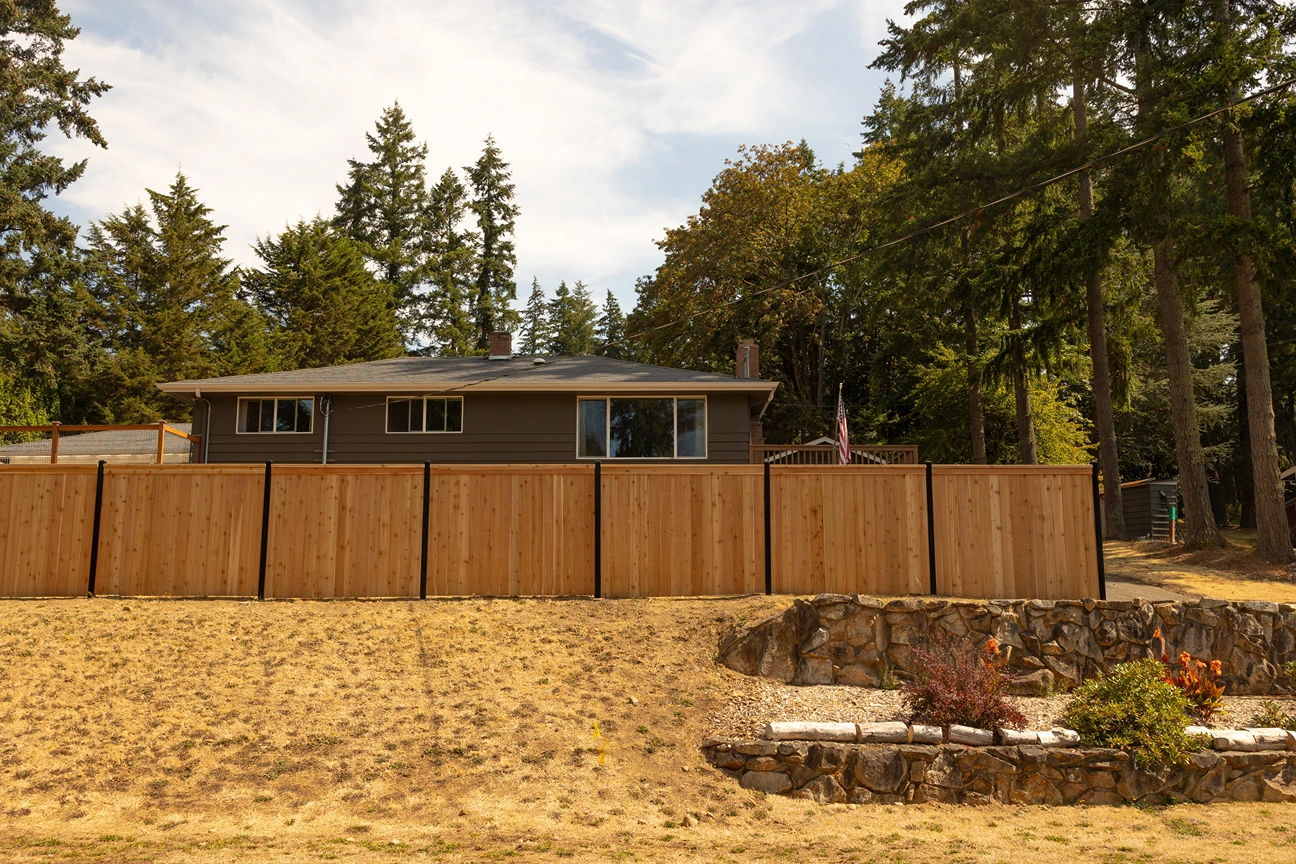 Steel-Framed Fence Design Sammamish After Image 11