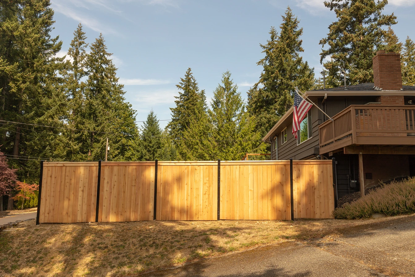 Steel-Framed Fence Design Sammamish After Image 4