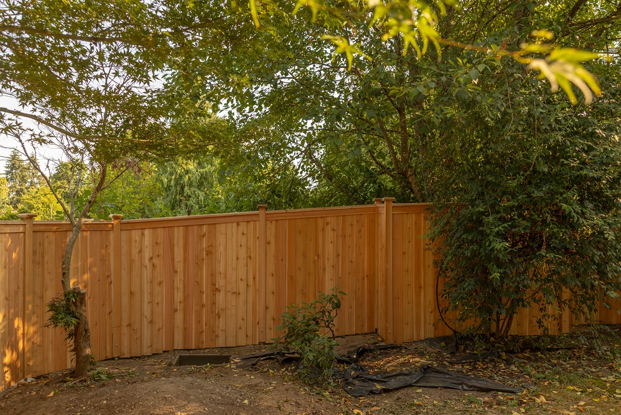 Cedar Privacy Fence Installation in Mukilteo, WA After Image 5