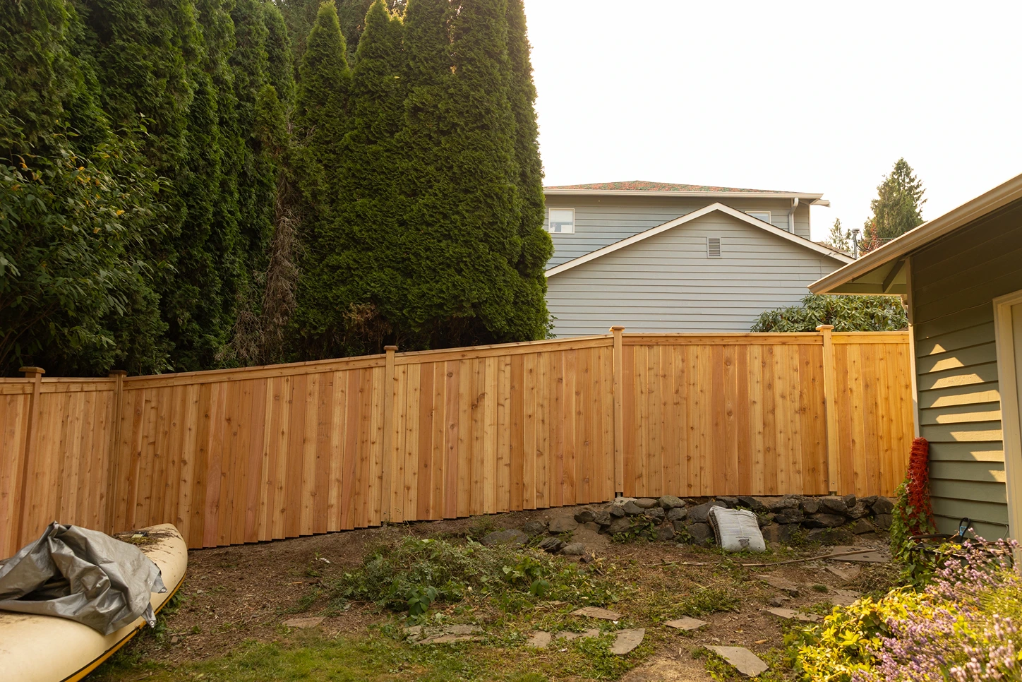 Cedar Privacy Fence Installation in Mukilteo, WA After Image 3