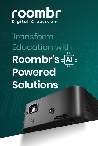 Roombr's company offerings showing the benefits of Roombr AI Powered Digital ClassroomSolution