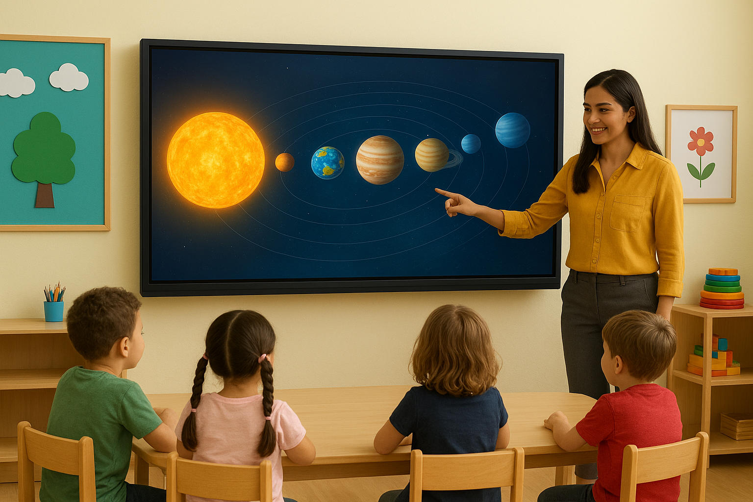 3D-Enabled Digitial Classroom for Preschool