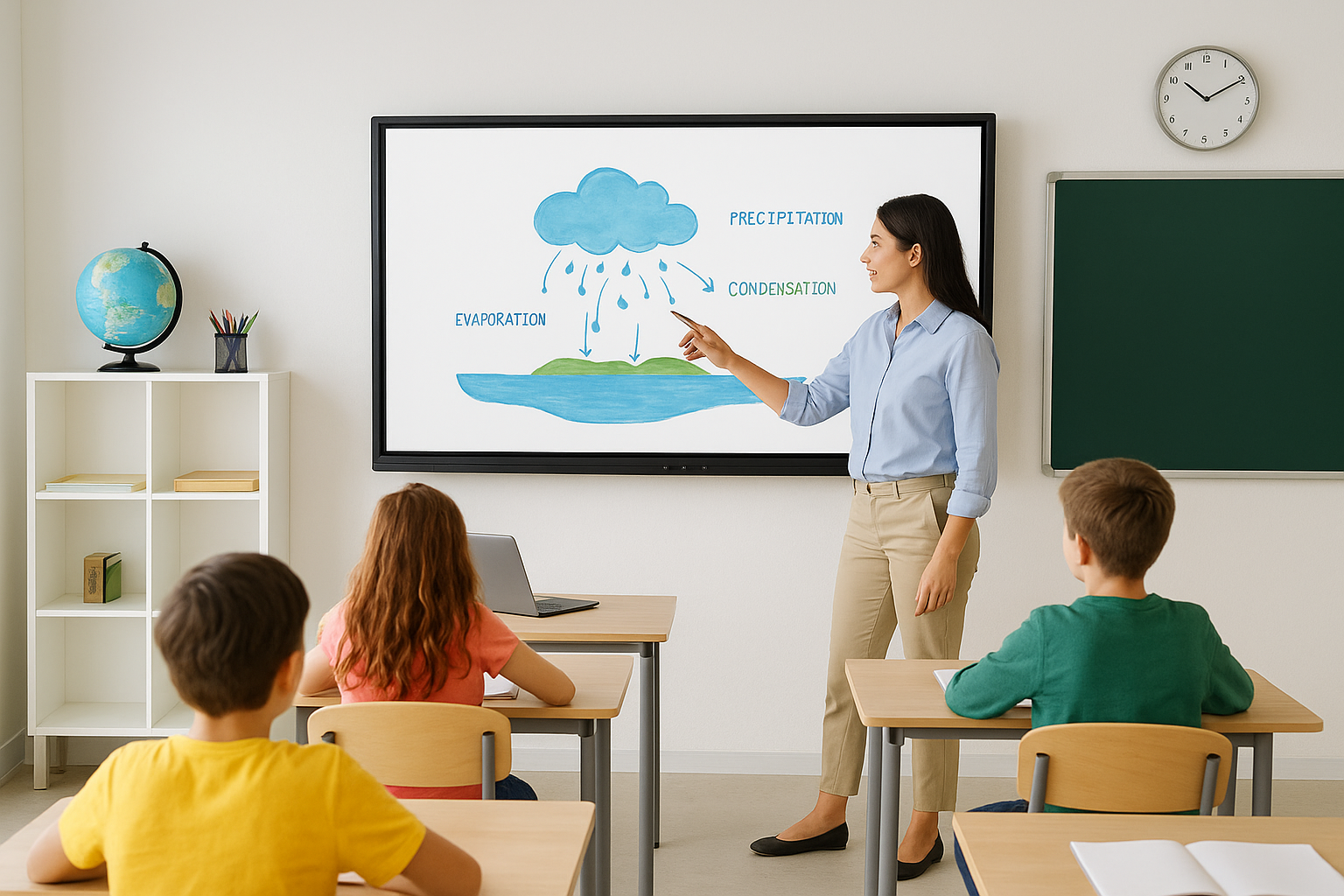 Smart classroom equipment setup