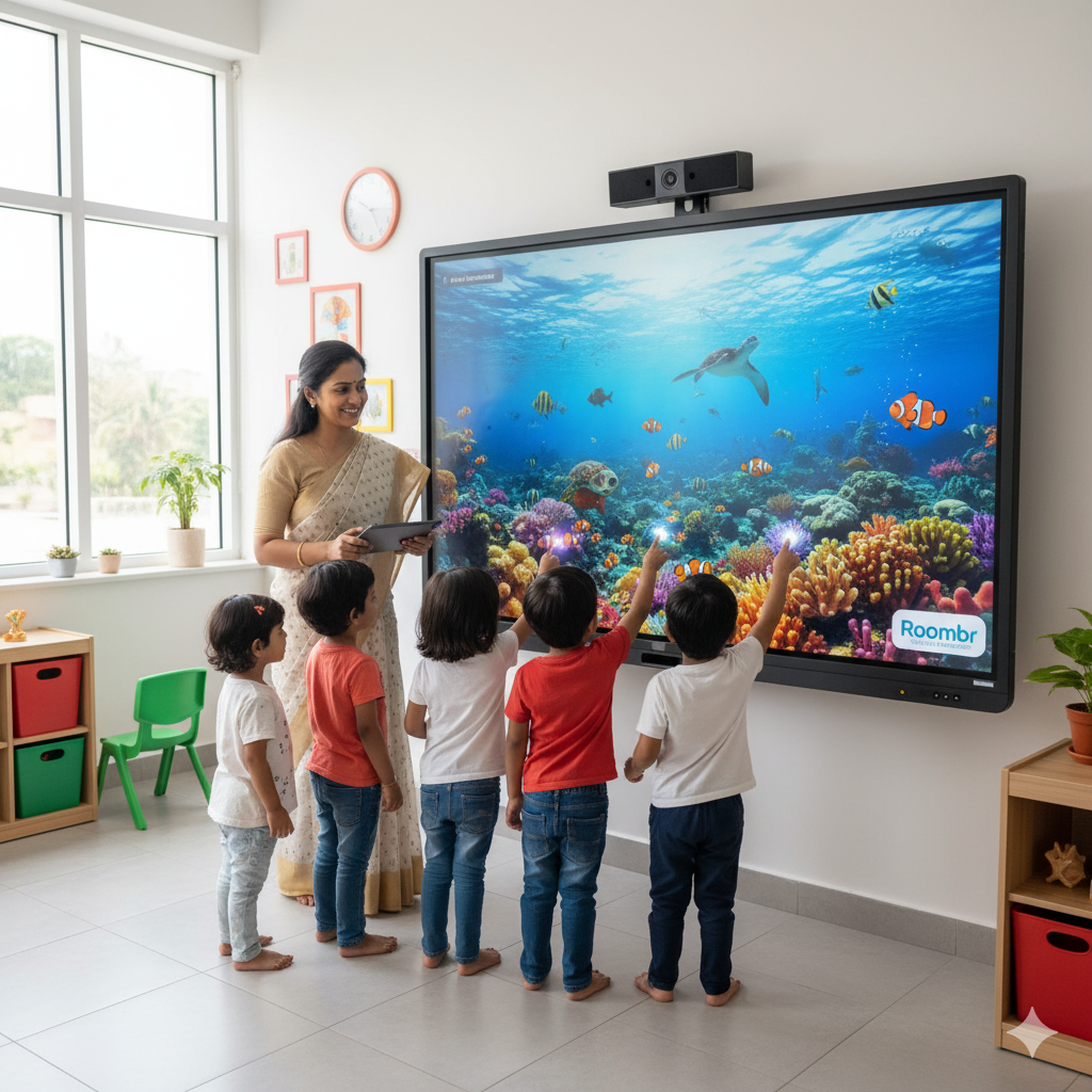 virtual field trip in an interactive digital classroom