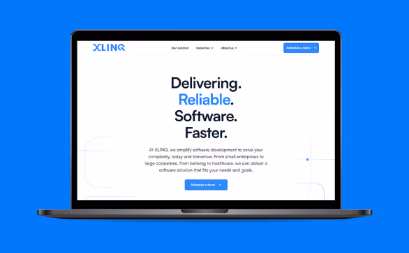 Flowstorm: Xlinq Webflow Website development