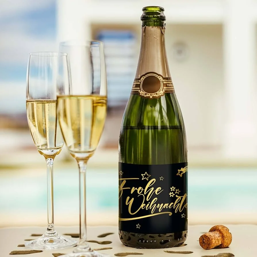 white wine with 2 glasses
