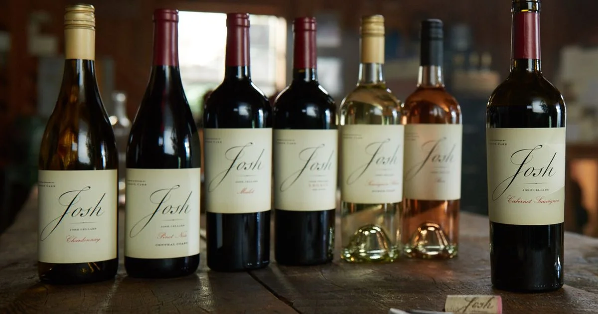 wine bottles with white label branding