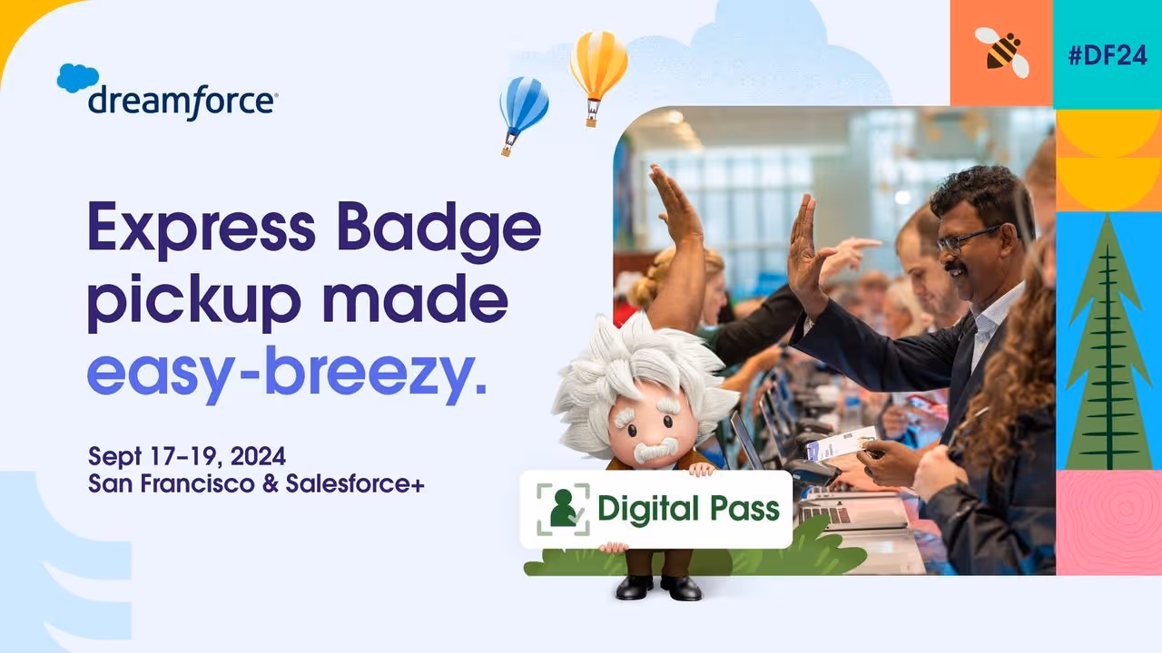 dreamforce tips: express badge pickup
