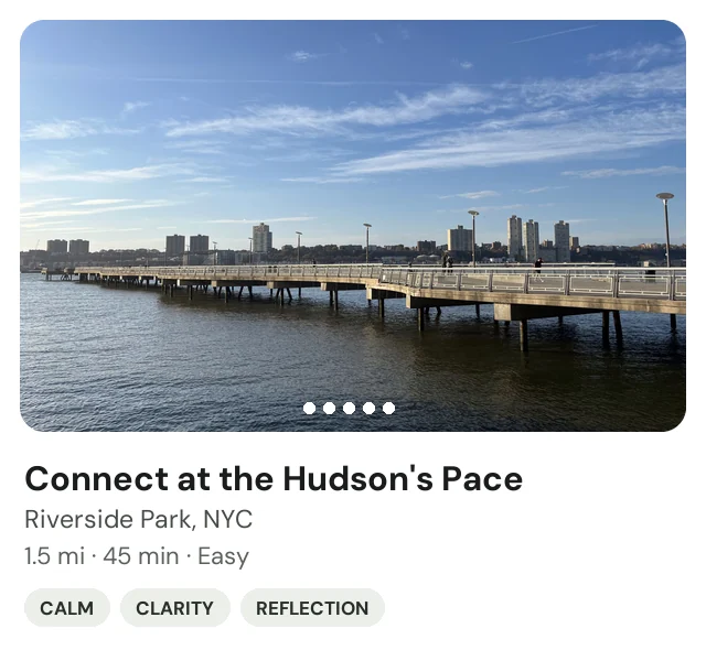 Trek: Connect at the Hudson's Pace in Riverside Park