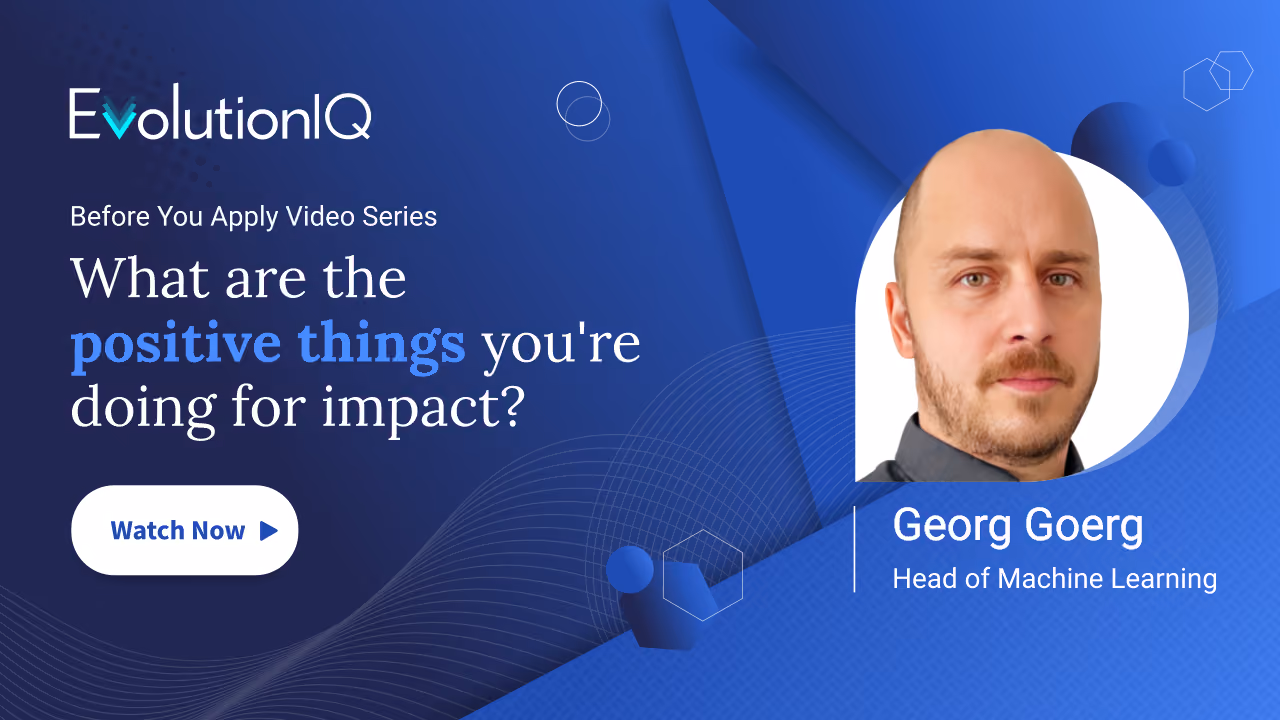Georg Goerg - What are the positive things you're doing for impact?