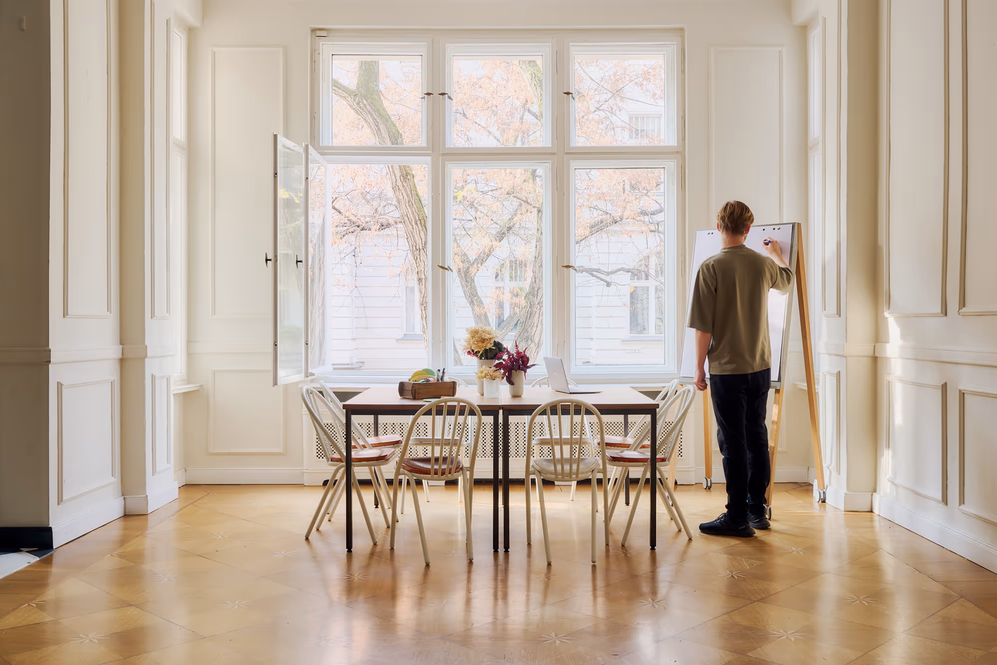 Seminarraum in Charlotenburg in Berlin.