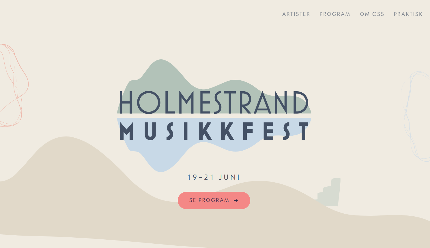 Holmestrand musikkfest webside