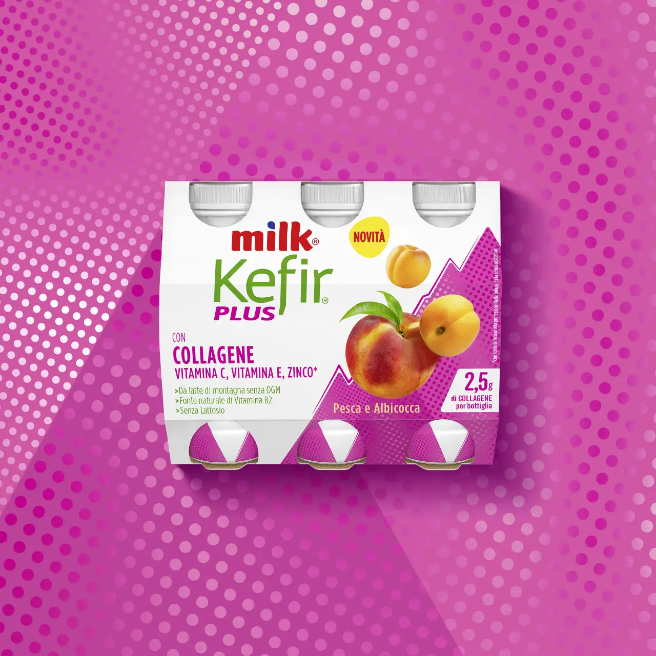 Milk Kefir Collagene packaging design