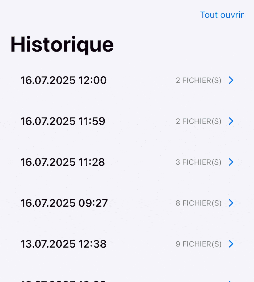 Planning iOs interface