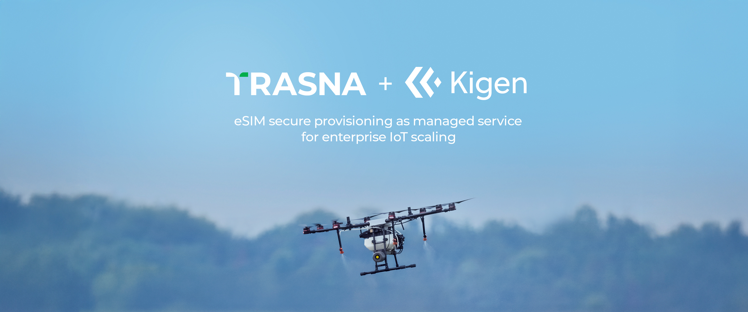 Trasna and Kigen eSIM managed service for IoT