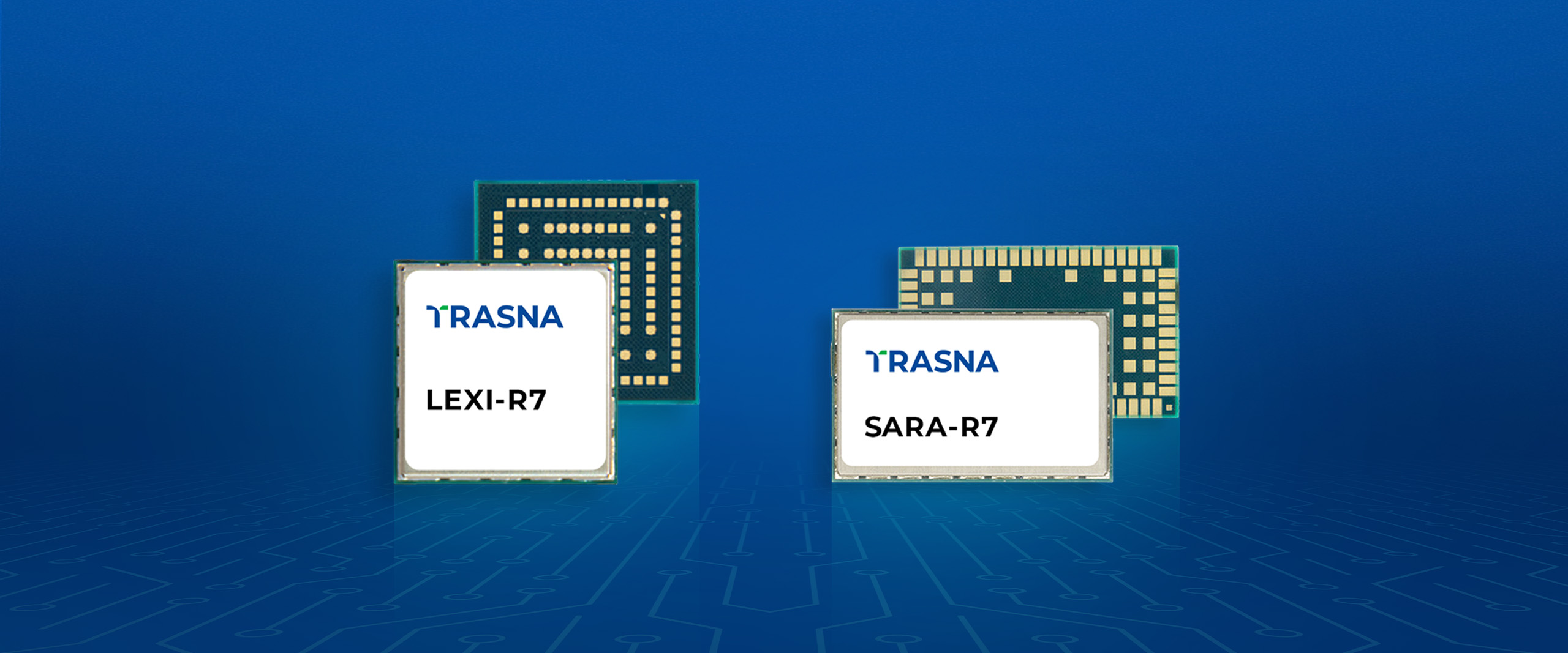 Trasna LEXI-R7 and SARA-R7 LTE-M and NB-IoT cellular IoT modules for low-power connected devices