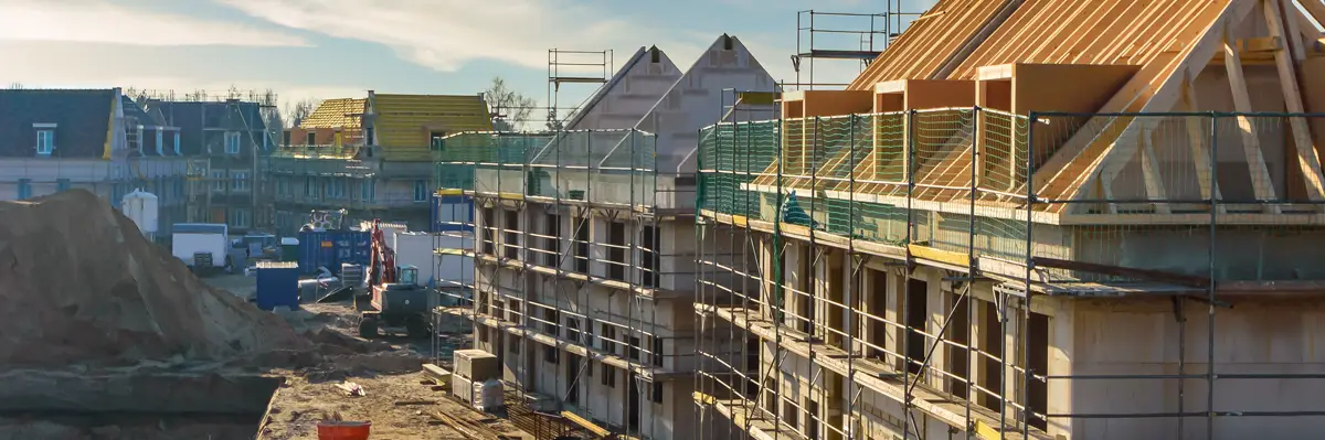 House construction site