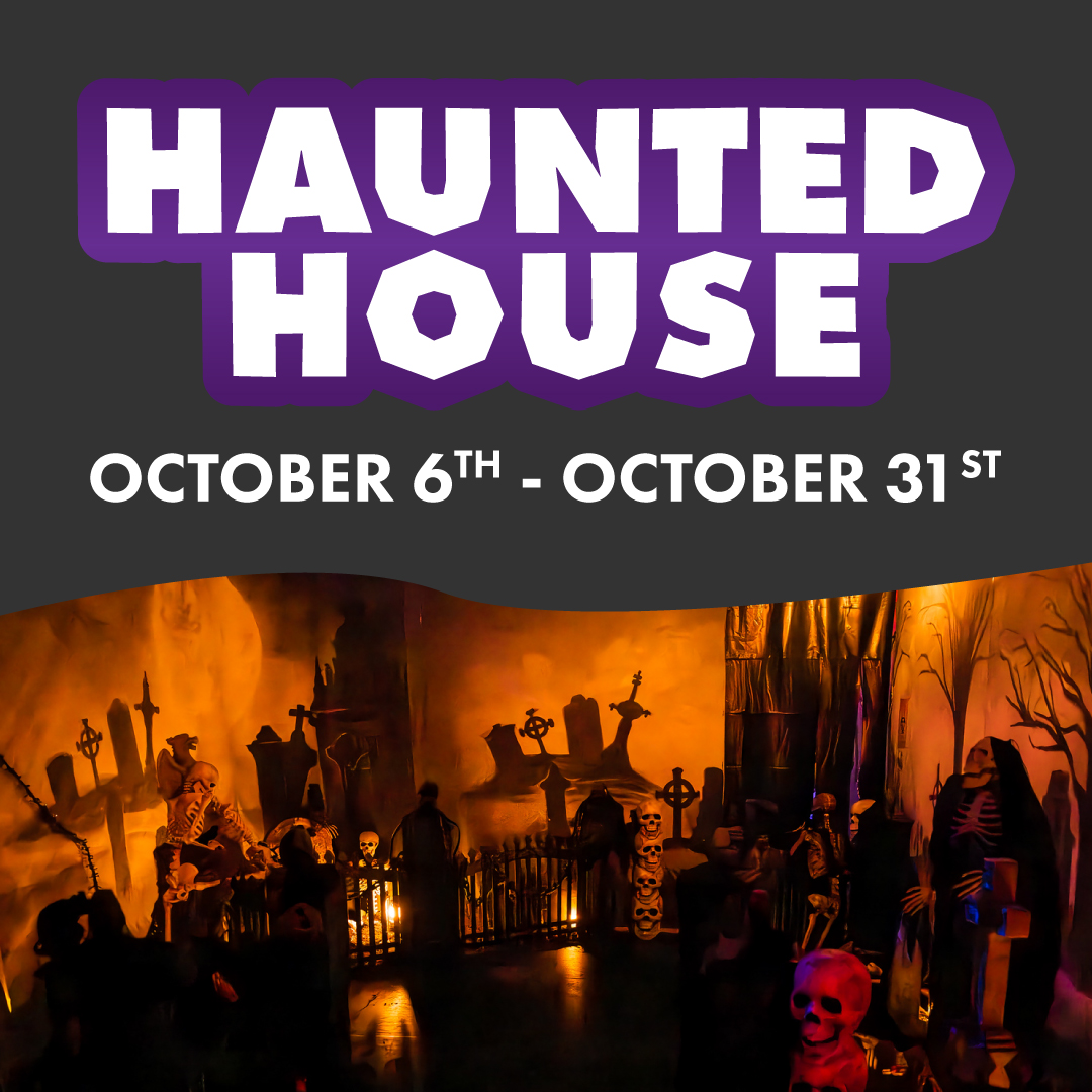 haunted house available all month