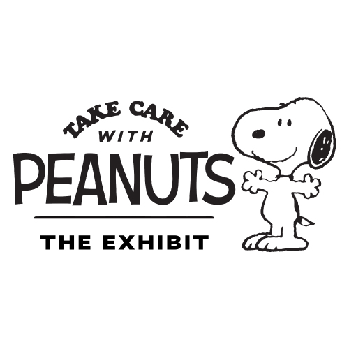 take care with peanuts the exhibit logo