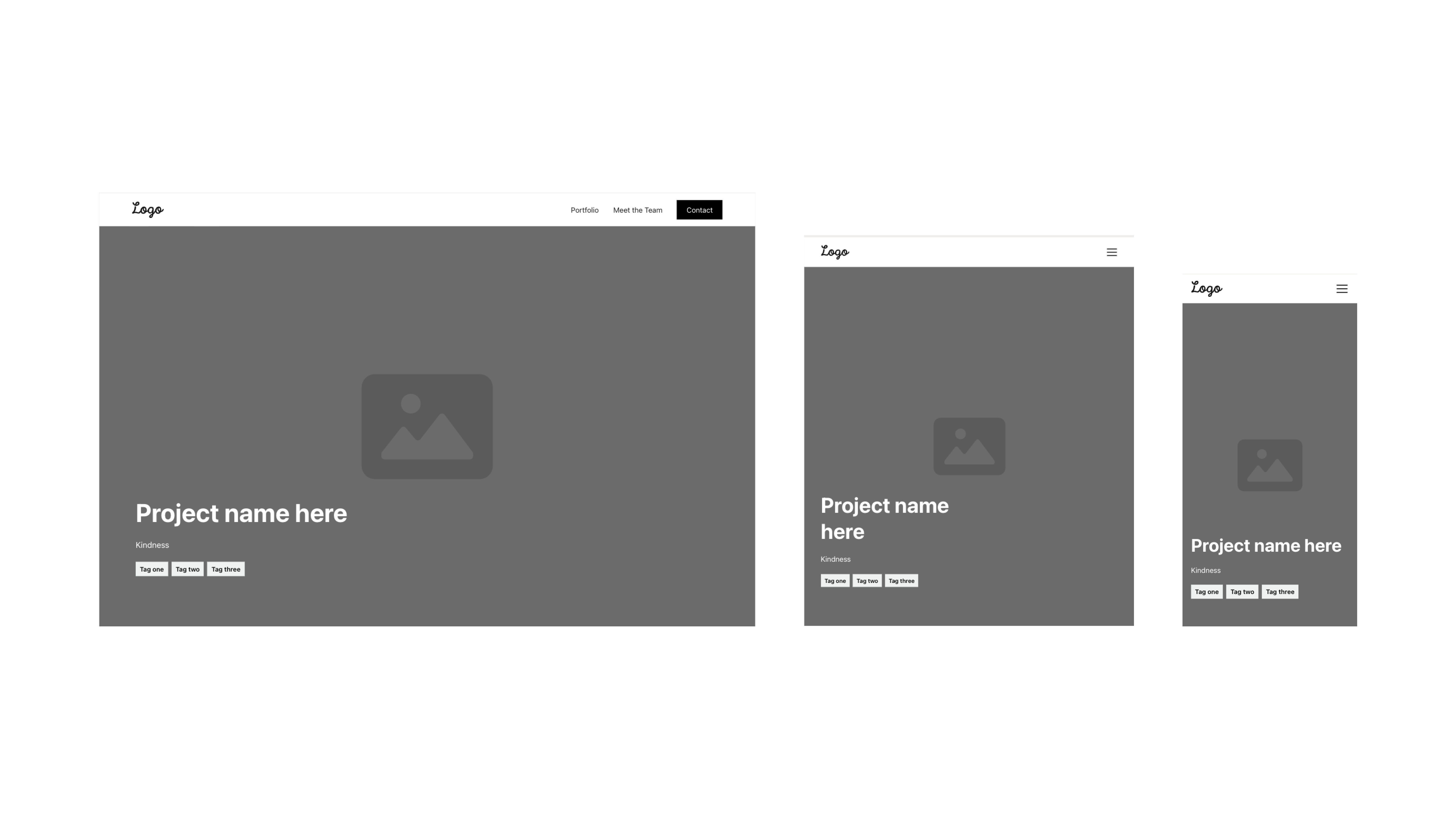 Finances screen wireframes