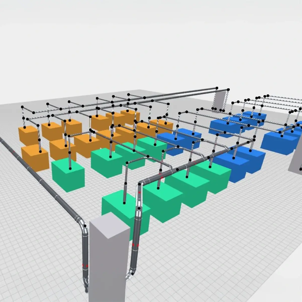 Duct Quote 3D ductwork design example.