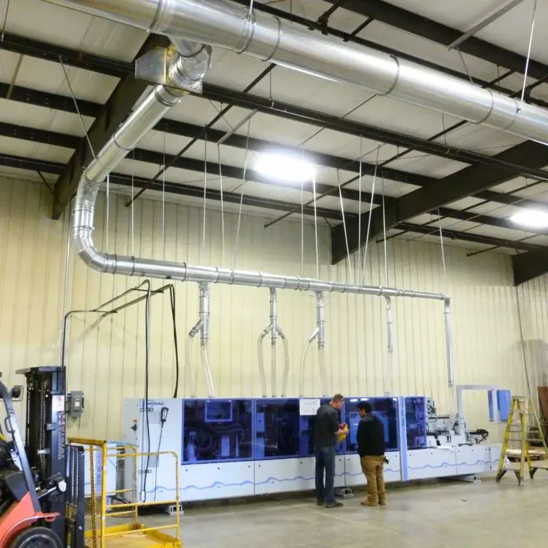 Clamp Together Duct in action in a large industrial facility.