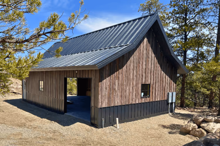 Skyline Drive barn project in Colorado