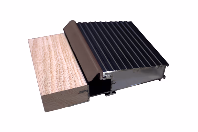 In-swing aluminum hydro sill for pivot doors