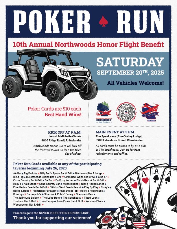 Poker Run Flyer, click to open into PDF!