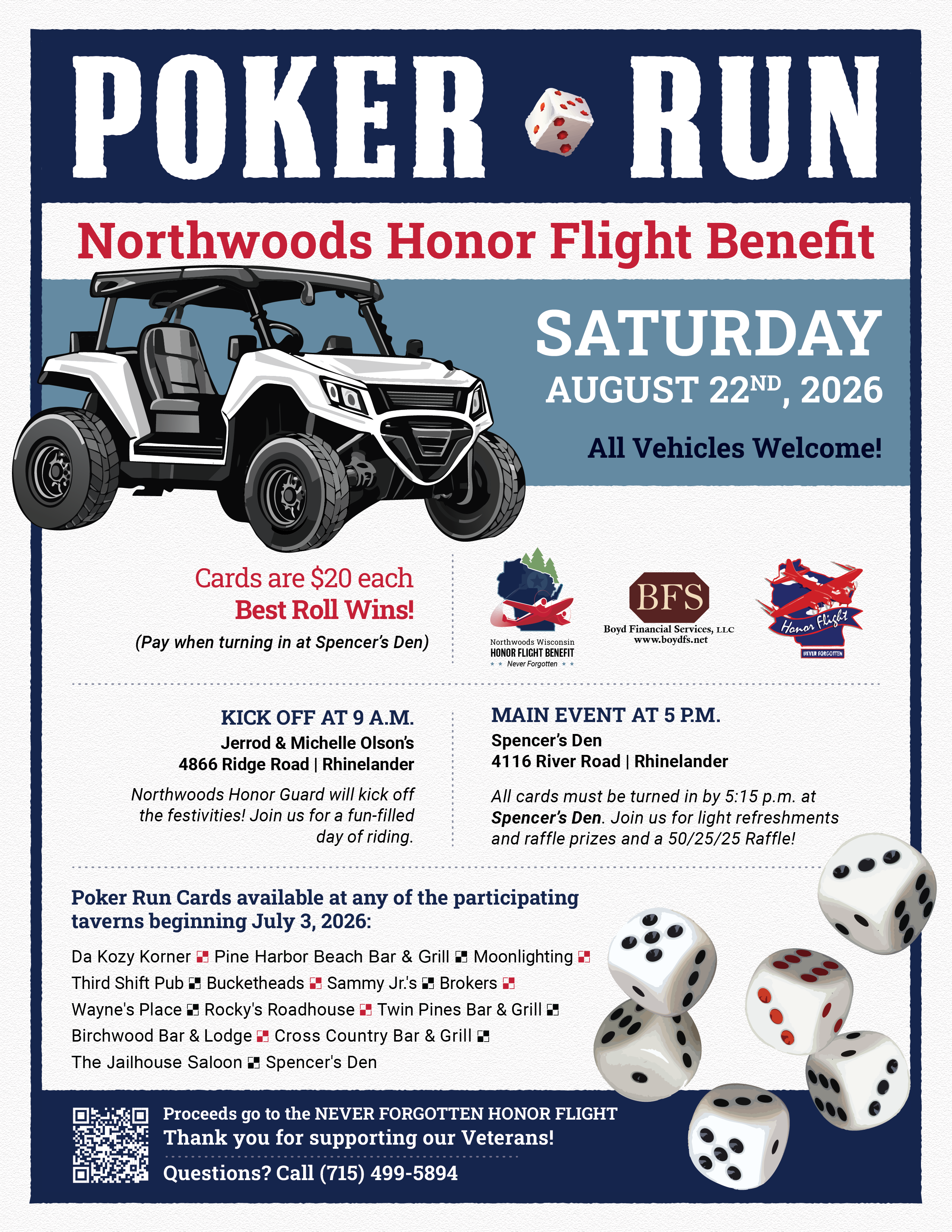 Poker Run flyer, click to open into a PDF