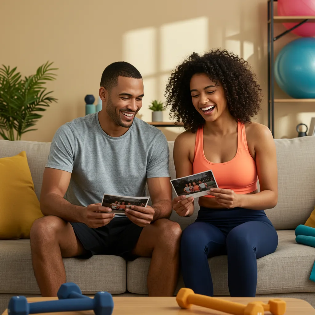 A Man and Woman having a light chat